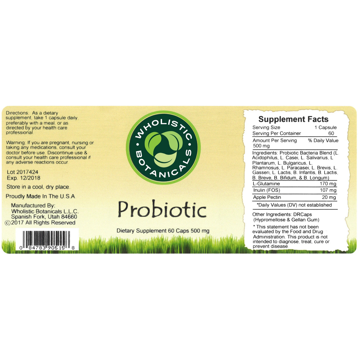 Probiotic Capsule (60 Capsules)