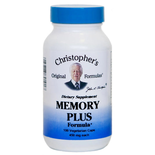 Memory Plus Capsule (100 Capsules) - Dr. Christopher's Original Formulas