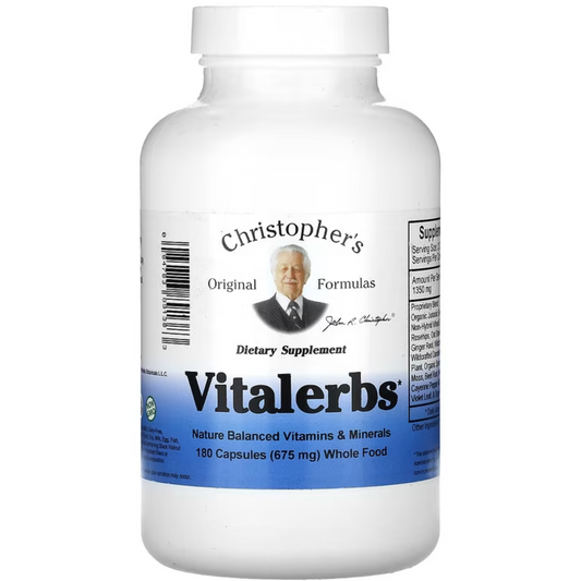 Vitalerbs Capsule (180 Capsules) - Dr. Christopher's Original Formulas