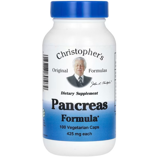 Pancreas Formula Capsule (100 Capsules) - Dr. Christopher's Original Formulas