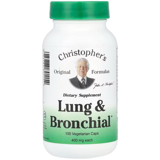 Dr. Christopher Lung and Bronchial Formula 100 capsules bottle
